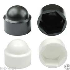 Hex nut cover available in black or white